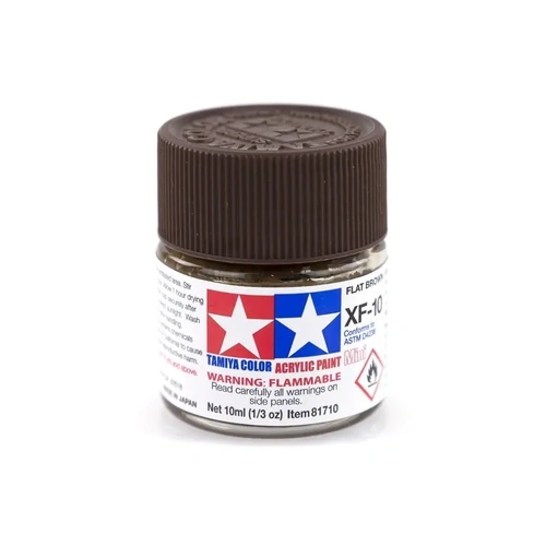 Tamiya XF-10 Flat Brown Flat Acrylic Paint 10ml