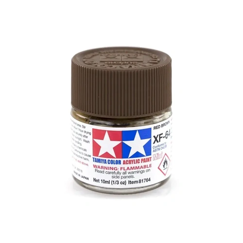 Tamiya XF-64 Red Brown Flat Acrylic Paint 10ml