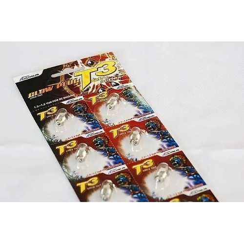 Argus Platinum Glow Plug T3 Ultra Hot - Sold Individually  (10 pcs/sheet)
