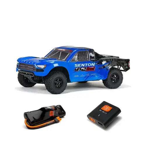 Arrma 1/10 Senton 4X2 Boost Mega 2WD Short Course Truck Blue RTR - ARA4103SV4T2
