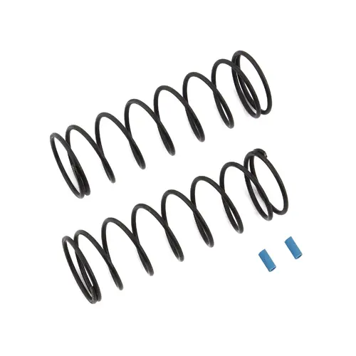 team associated Front Springs, V2, blue, 5.5 lb/in, L70, 8.75T, 1.6D