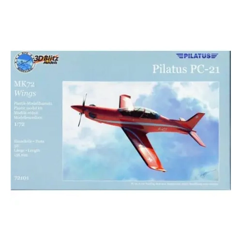 3D-Blitz 72101 1/72 Pilatus PC-21 Plastic Model Kit *Aus Decals*