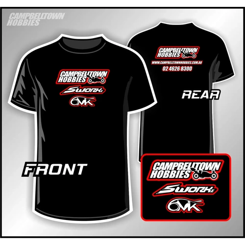 Campbelltown hobbies, Sworkz, 6mik logo shirt l