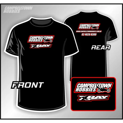 Campbelltown hobbies, Xray logo shirt l