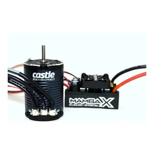 Castle Creations Mamba X Brushless ESC, 1406-3800Kv Motor, 25.2v WP Crawler Combo