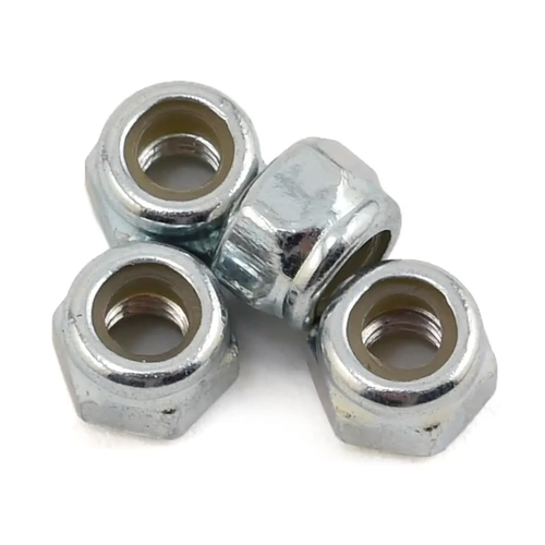 DUBRO 2101 3MM NYLON INSERT LOCK NUTS (4 PCS PER PACK)