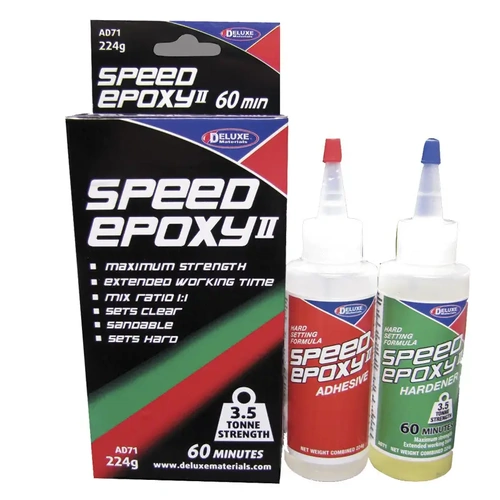 DELUXE MATERIALS AD71 SPEED EPOXY II 60 MINUTE