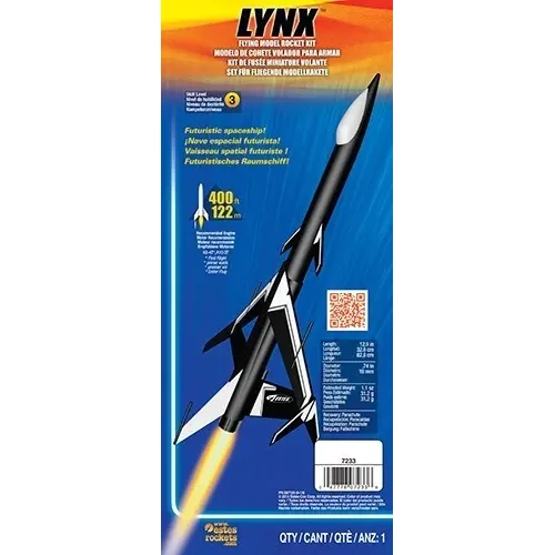 Estes 7233 Lynx Rocket Skill Level 3 (13mm Mini Engine)