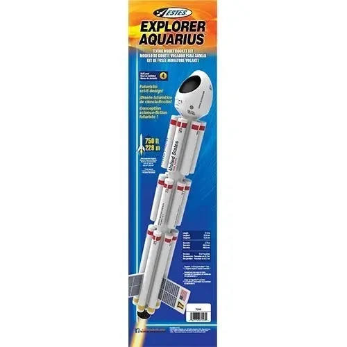 Estes 7253 Explorer Aquarius Master Model Rocket Kit (24mm Engine)