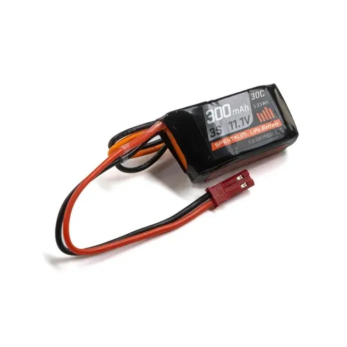 Spektrum 300mah 3S 11.1V 30C LiPo Battery With JST Connector - SPMX3003SJ30