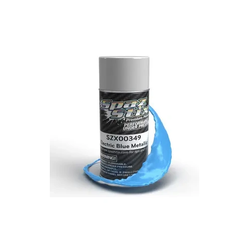 Electric Blue Metallic Aerosol Paint, 3.5oz Can
