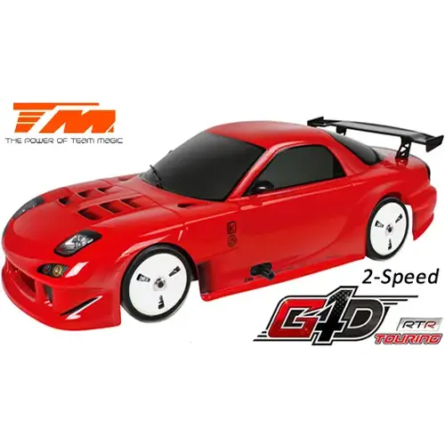 Team Magic G4D TC RX7502019 1/10 Nitro - 4WD Touring - RTR - Pull Start - 2-Speed - TM502091A-RX7