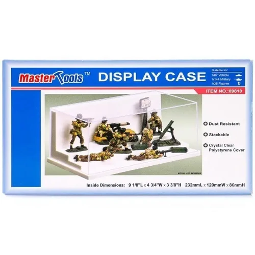 Trumpeter 09810 Plastic Display Case 232 x 120 x 86mm