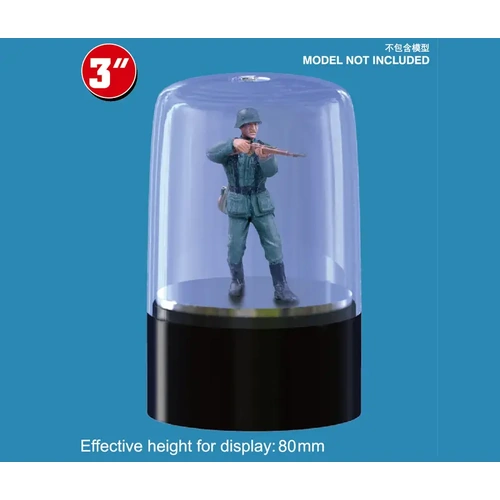 Trumpeter 09831 Turntable Display 84 x 47mm with 83mm dome (round top)